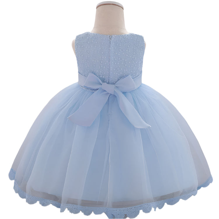 1st Birthday Signature Dress - BLUE