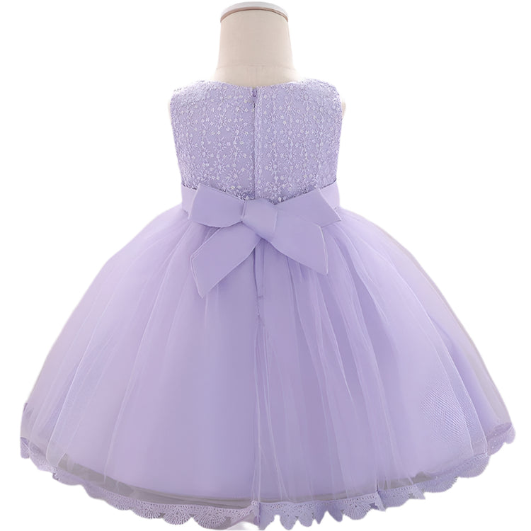 1st Birthday Signature Dress - PURPLE