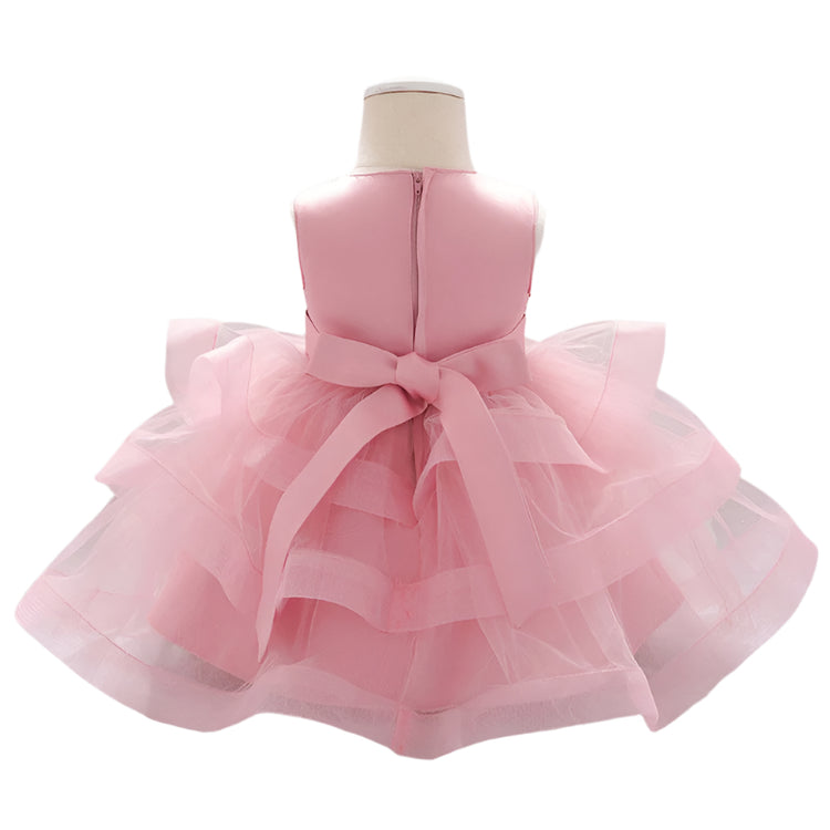 1st Birthday Signature Dress  - PINK