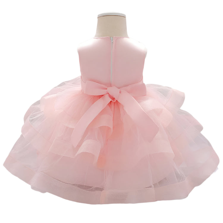 1st Birthday Signature Dress  - PINK