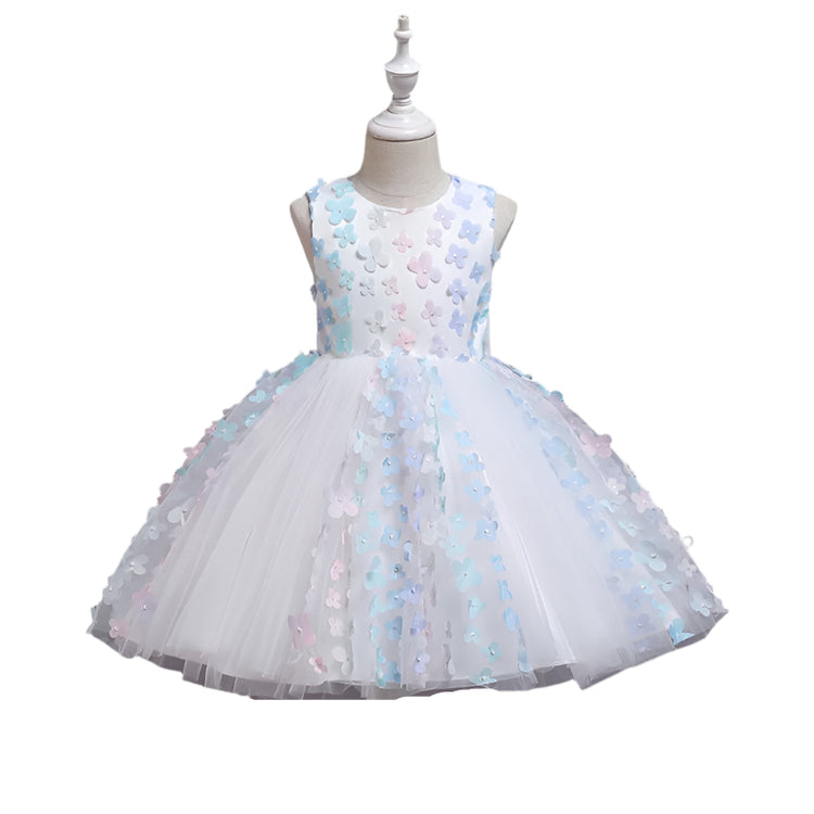 1st Birthday Signature Dress - WHITE