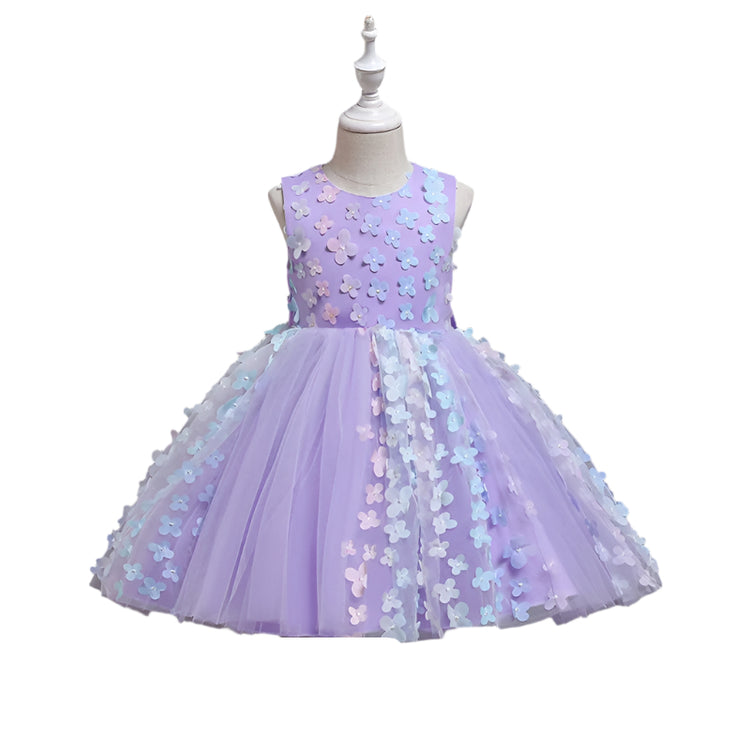 1st Birthday Signature Dress - PURPLE