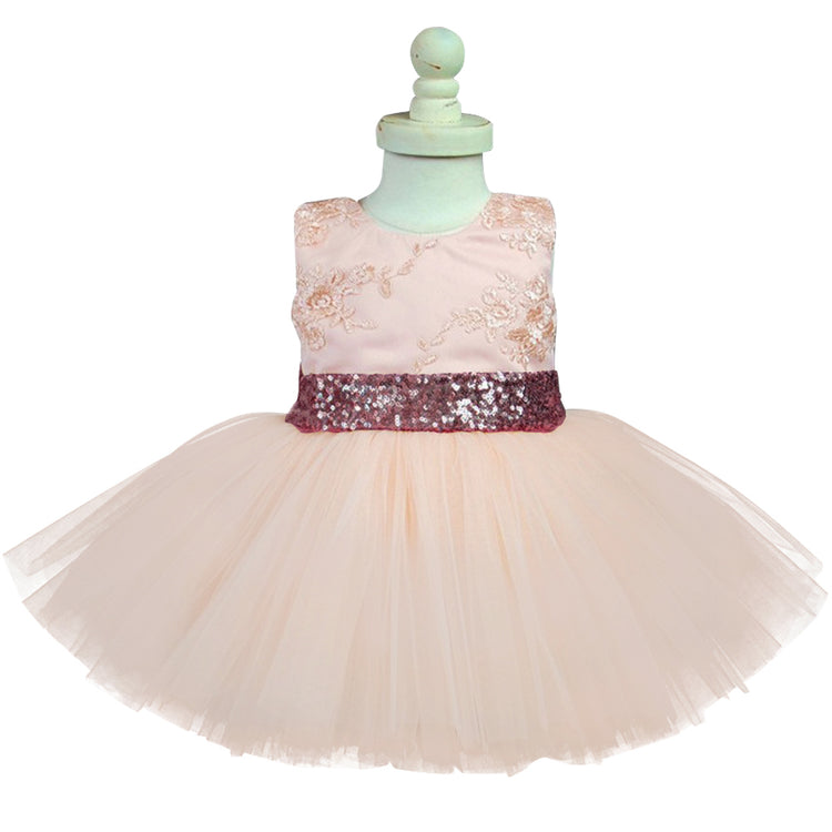 1st Birthday Signature Dress  - PINK