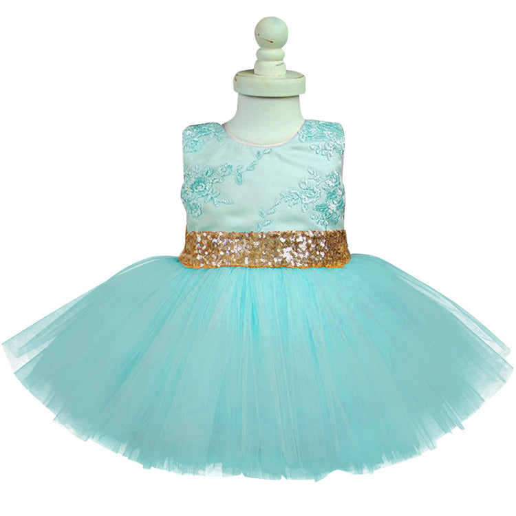 1st Birthday Signature Dress - GREEN