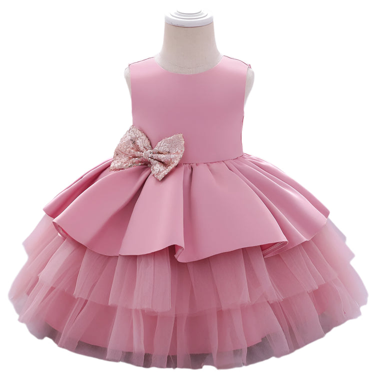 1st Birthday Signature Dress  - PINK