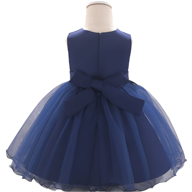 1st Birthday Signature Dress - BLUE