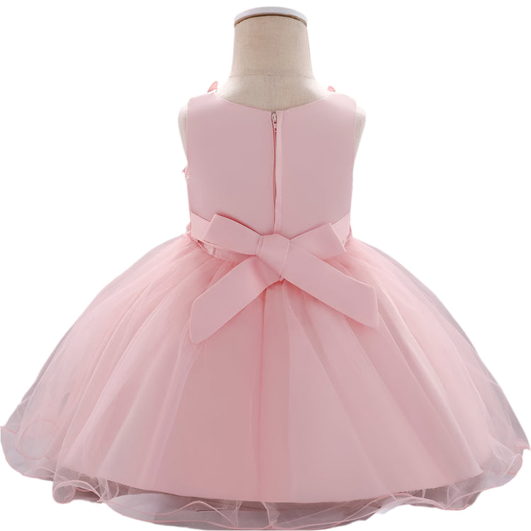 1st Birthday Signature Dress  - PINK