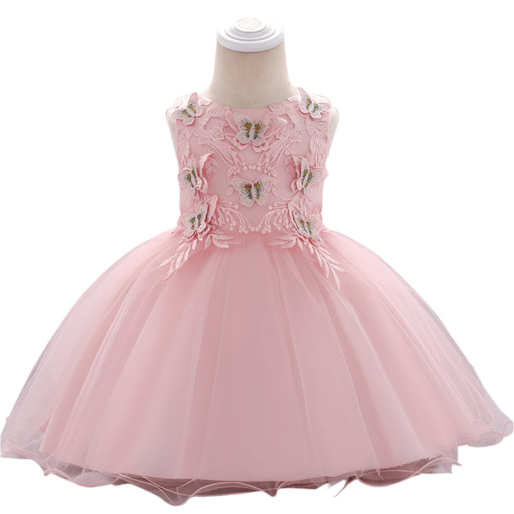 1st Birthday Signature Dress  - PINK