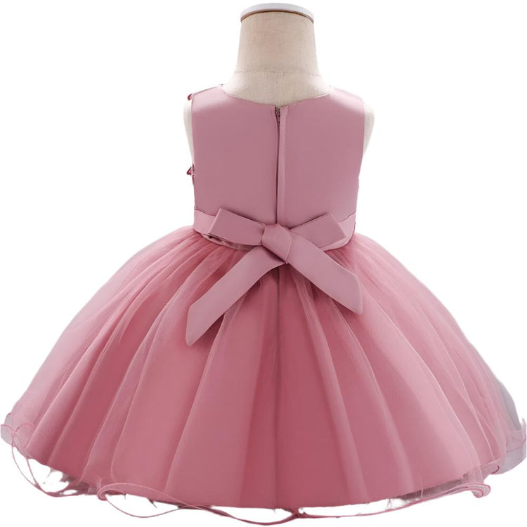 1st Birthday Signature Dress  - PINK