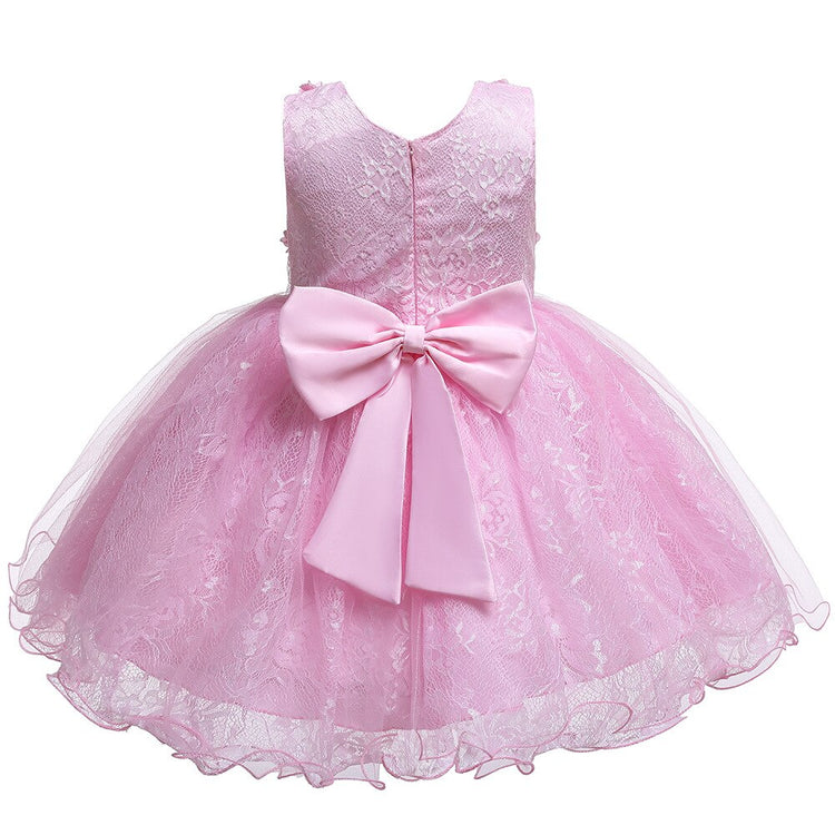 1st Birthday Signature Dress  - PINK