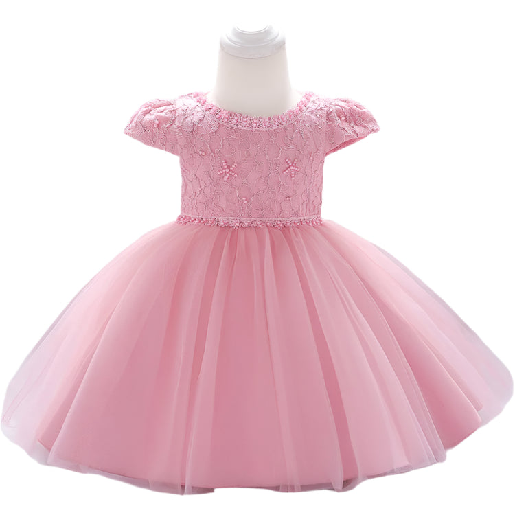 1st Birthday Signature Dress  - PINK
