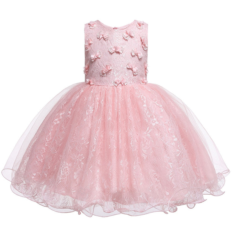 1st Birthday Signature Dress  - PINK