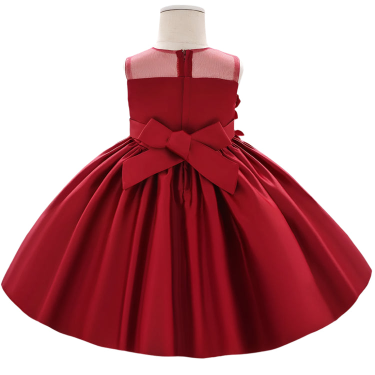 1st Birthday Signature Dress - RED