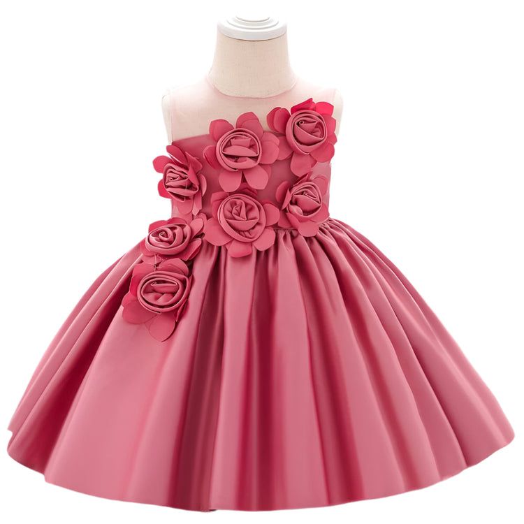 1st Birthday Signature Dress  - PINK