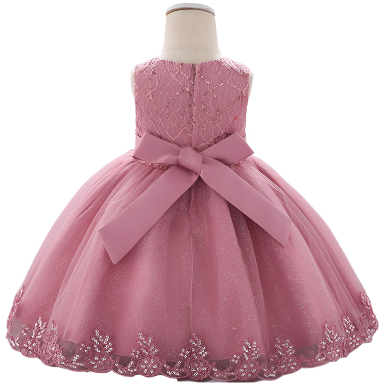 1st Birthday Signature Dress  - PINK