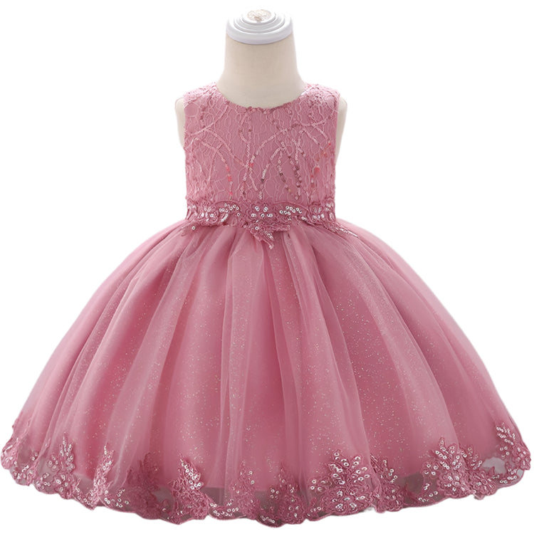 1st Birthday Signature Dress  - PINK