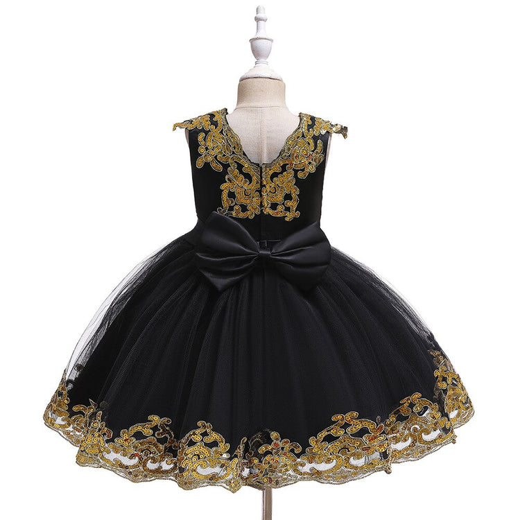 1st Birthday Signature Dress - BLACK