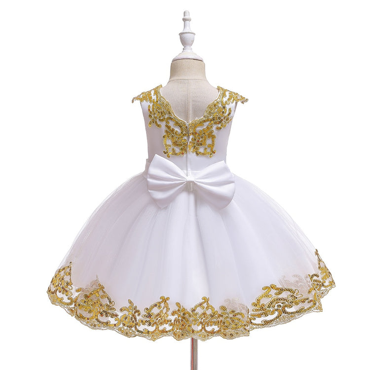1st Birthday Signature Dress - WHITE