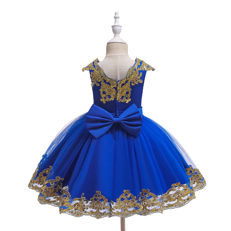 1st Birthday Signature Dress - BLUE