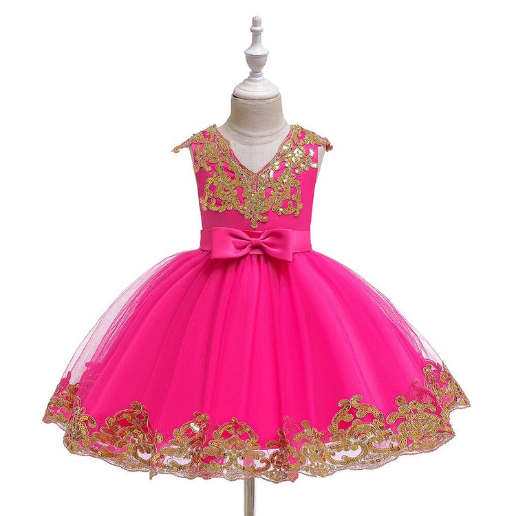 1st Birthday Signature Dress  - PINK