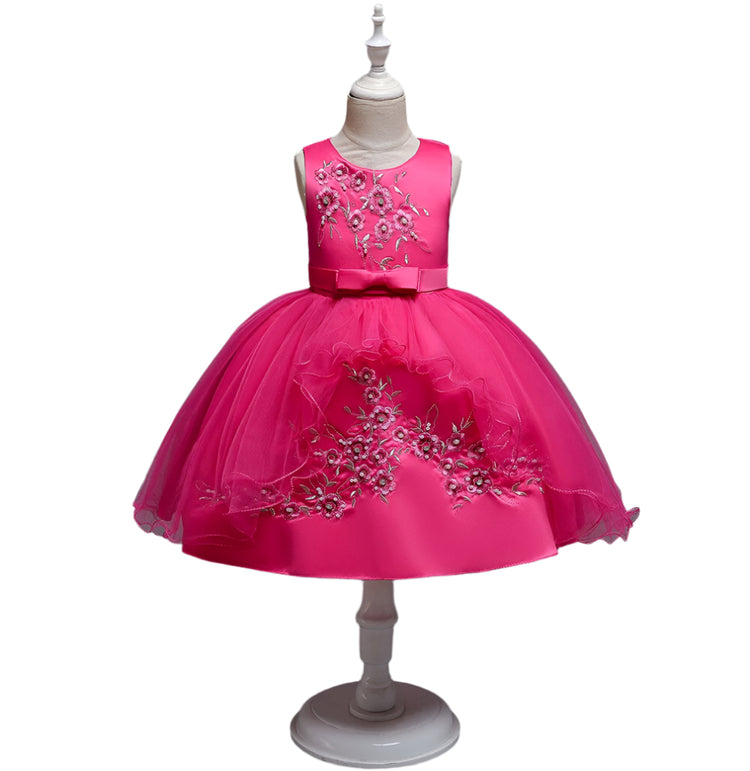 1st Birthday Signature Dress  - PINK