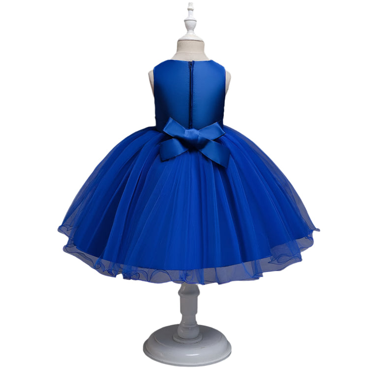 1st Birthday Signature Dress - BLUE