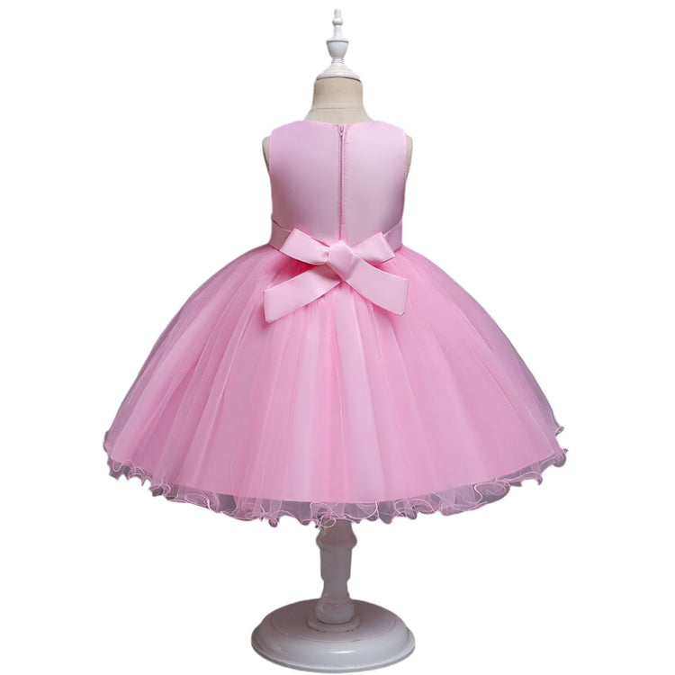 1st Birthday Signature Dress  - PINK