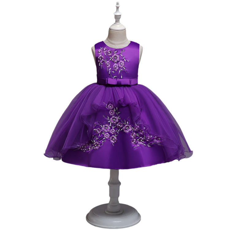 1st Birthday Signature Dress - PURPLE