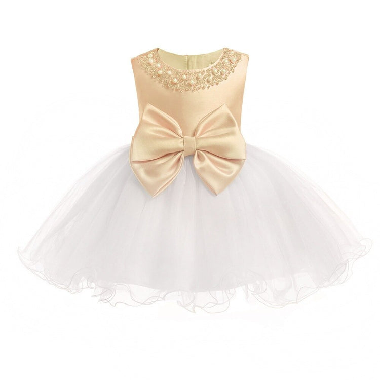 1st Birthday Signature Dress - IVORY