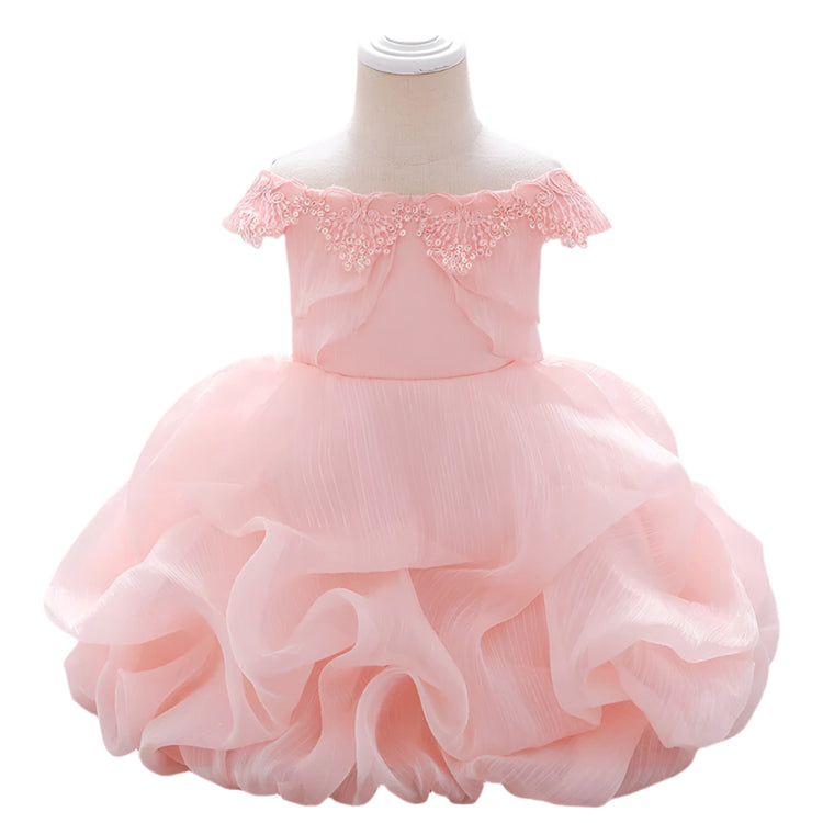 1st Birthday Signature Dress  - PINK