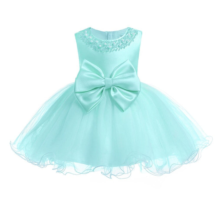 1st Birthday Signature Dress - GREEN
