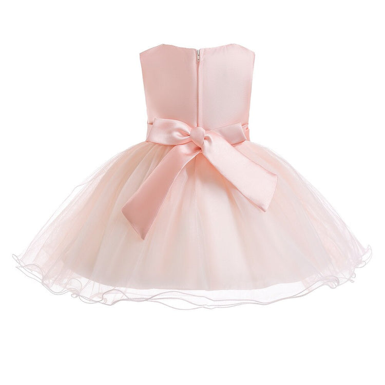 1st Birthday Signature Dress  - PINK