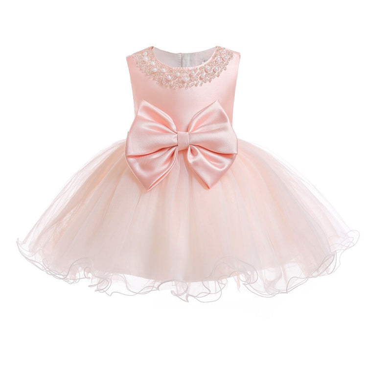 1st Birthday Signature Dress  - PINK