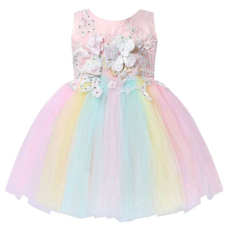 1st Birthday Signature Dress  - PINK