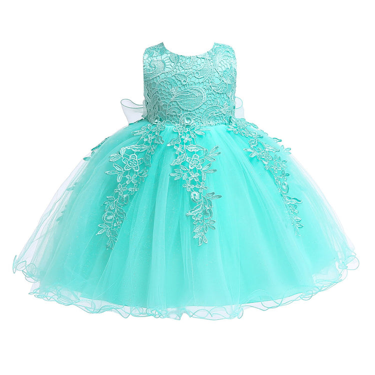 1st Birthday Signature Dress - GREEN