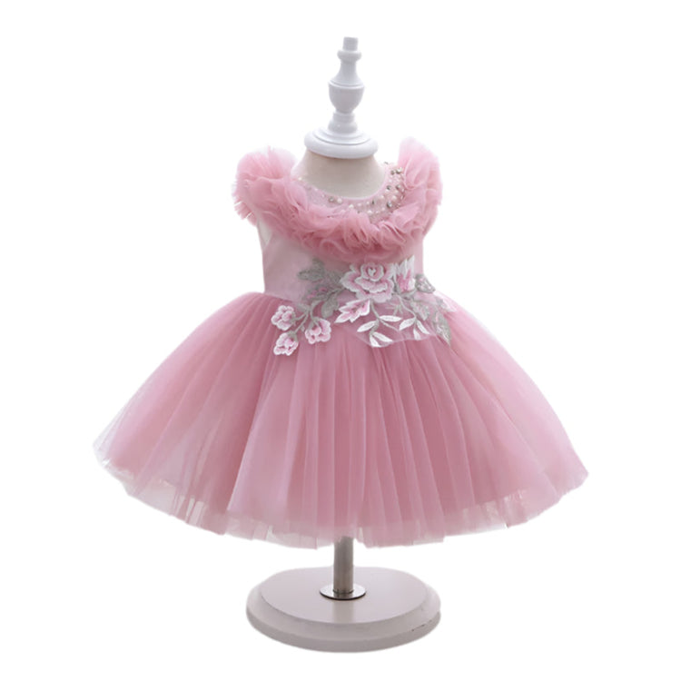 1st Birthday Signature Dress  - PINK