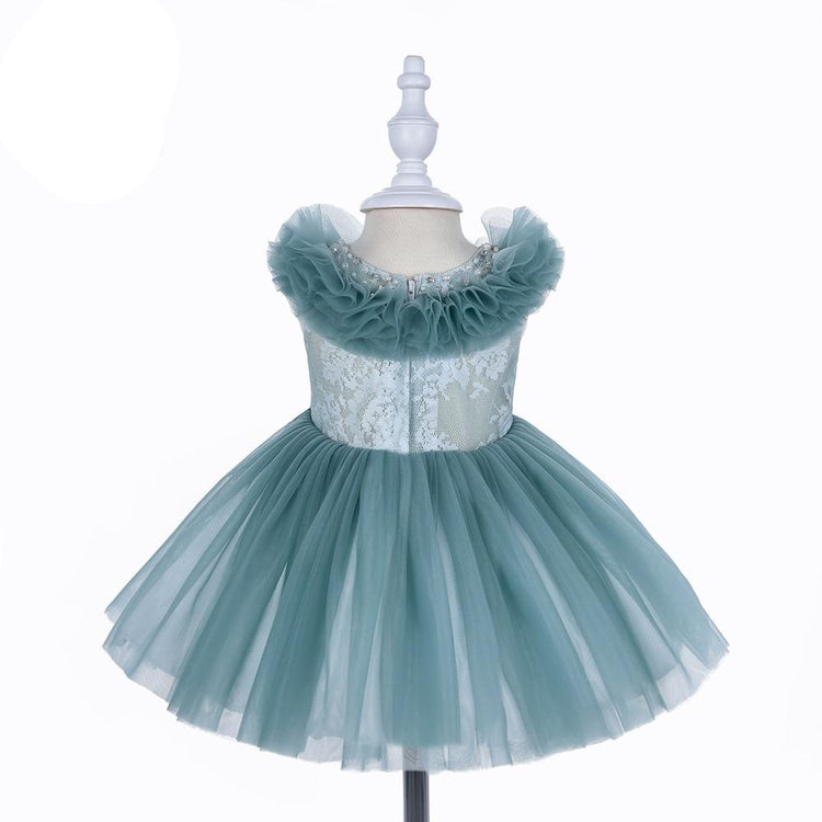 1st Birthday Signature Dress - GREEN