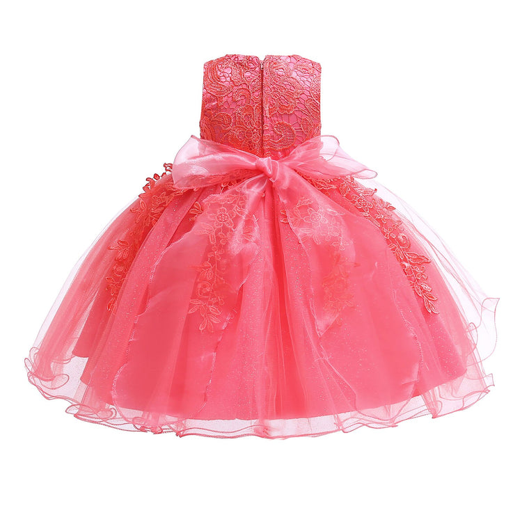 1st Birthday Signature Dress  - PINK