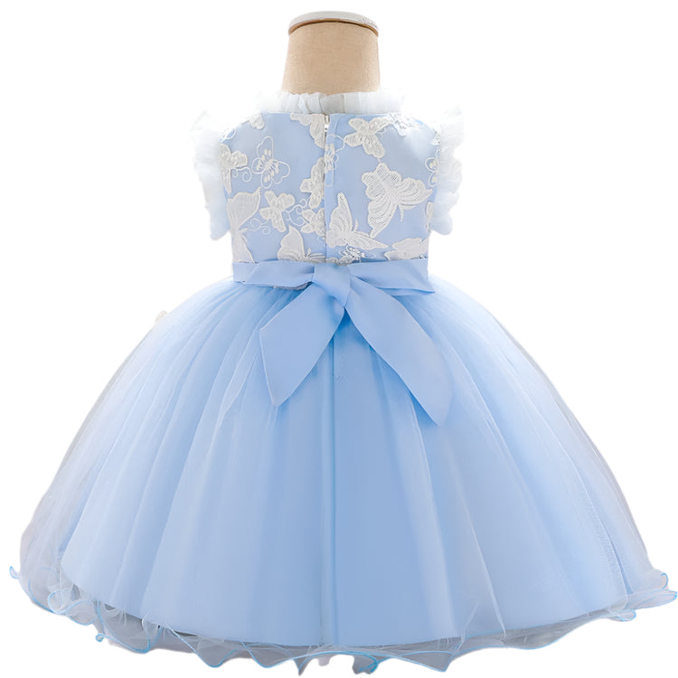 1st Birthday Signature Dress - BLUE