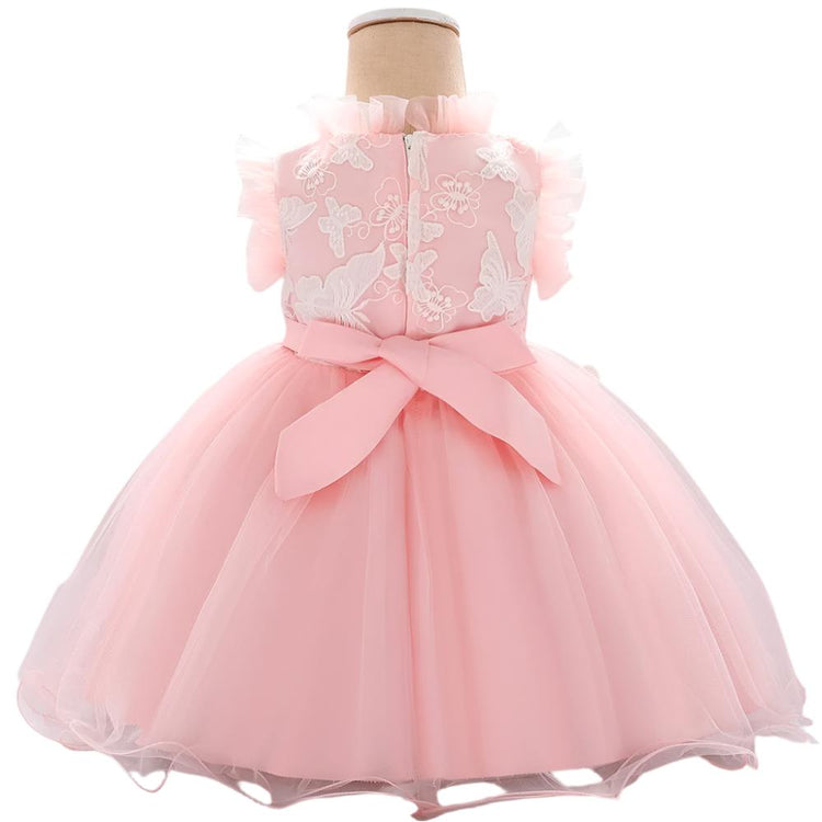 1st Birthday Signature Dress  - PINK