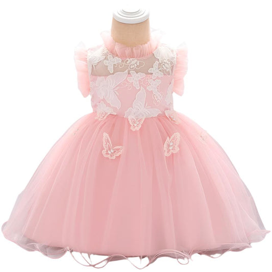 1st Birthday Signature Dress - PINK