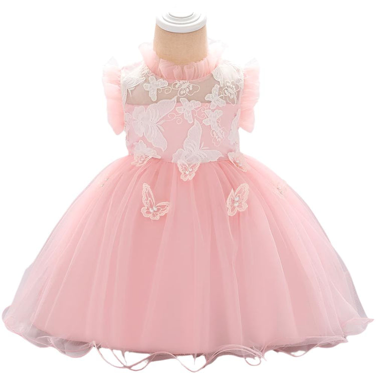 1st Birthday Signature Dress  - PINK