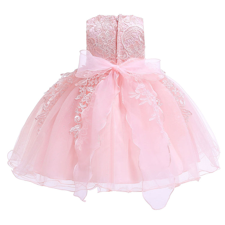 1st Birthday Signature Dress  - PINK