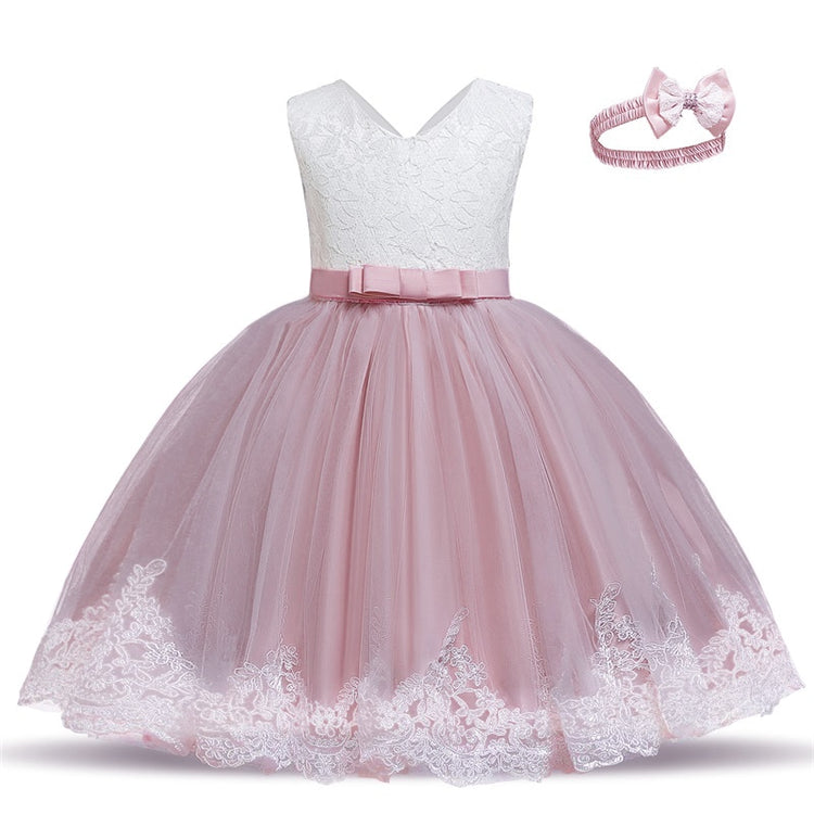 1st Birthday Signature Dress  - PINK