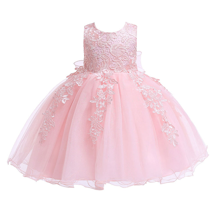 1st Birthday Signature Dress  - PINK