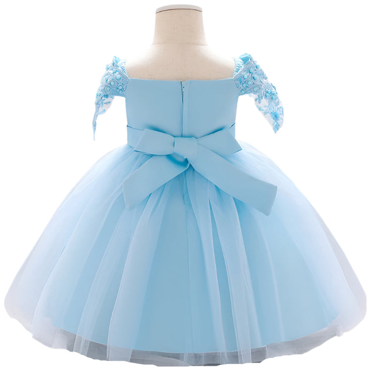 1st Birthday Signature Dress - BLUE