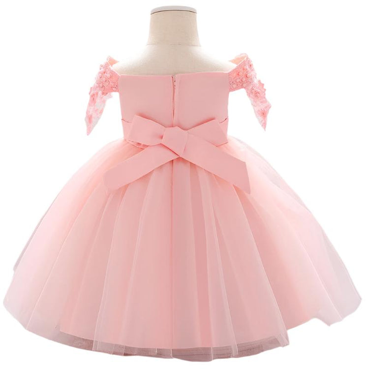 1st Birthday Signature Dress  - PINK