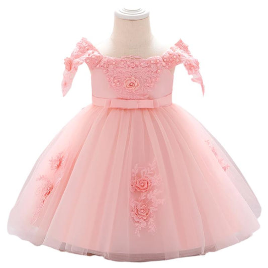 1st Birthday Signature Dress - PINK