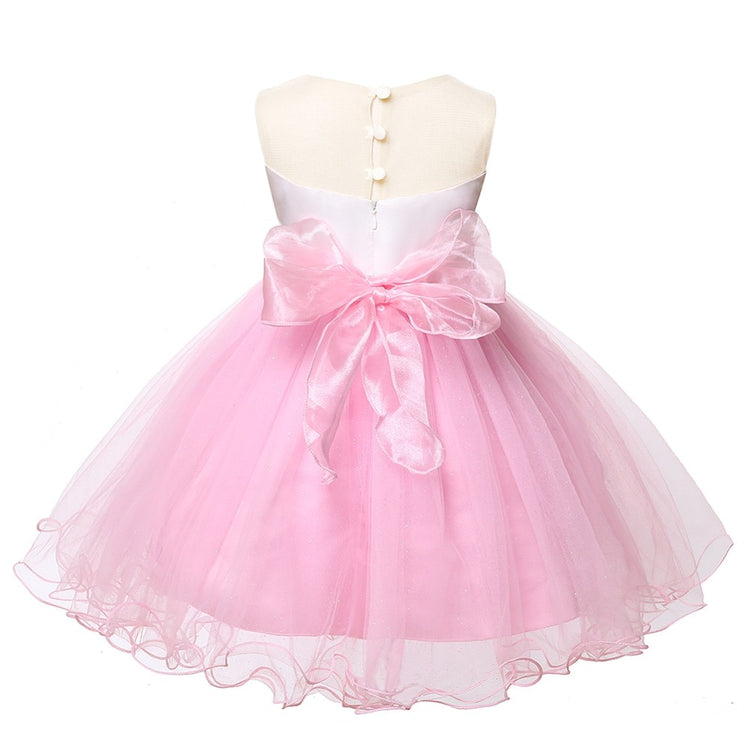 1st Birthday Signature Dress  - PINK