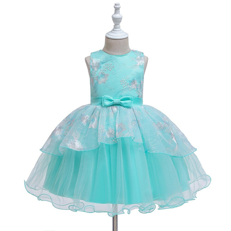1st Birthday Signature Dress - BLUE